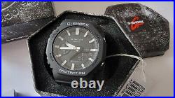 100% Original Casio G-Shock GA-2100-1AER Octagon Series Black Resin Strap Watch