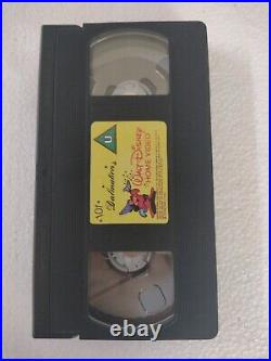101 Dalmatians Black Diamond Large Case Vintage VHS Video vgc