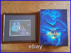 1993 Walt Disney Classic Aladdin Deluxe Collector's Video Edition & Framed Litho