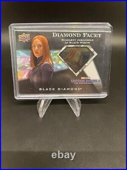 2021 Marvel Black Diamond Diamond Facet DF-20 Scarlett Johansson Black Widow
