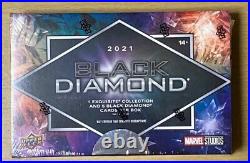 2021 Upper Deck Black Diamond Marvel Studios Sealed Hobby Box New