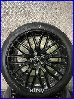 Audi Q3 Tt Black Edition 19 Genuine Alloy Wheel Set With Tyres 8u0601025ao/t