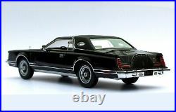 Automodello 1978 Lincoln Continental Mark V Black 124 Factory Flawed