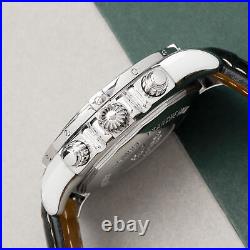 Breitling Chronomat Factory Diamond Bezel Stainless Steel Watch Ab0110 W009354