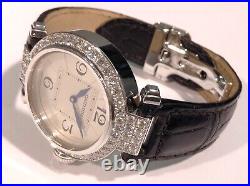 CARTIER WJ11922G PASHA 32mm 18K With Gold Factory Diamond Watch Stunning FULL SET