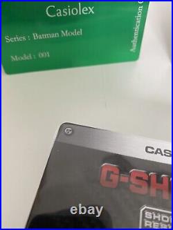 Casio G-SHOCK 2100 Casiolex Batman GMT Edition Oak Rotating Bezel Model001 Royal