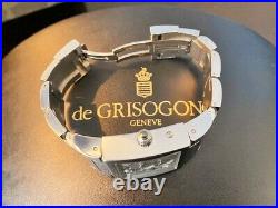 DE GRISOGONO INSTRUMENTO No UNO Stunning Full Size Swiss Automatic Mens Watch