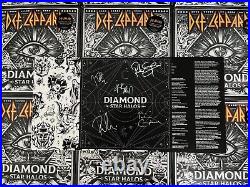 DEF LEPPARD DIAMOND STAR HALOS 2LP WITH SIGNED AUTOGRAPHED LITHO SEALED x1 #7