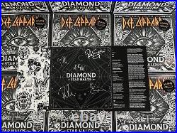 DEF LEPPARD DIAMOND STAR HALOS 2LP WITH SIGNED AUTOGRAPHED LITHO SEALED x1 #9