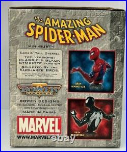 Diamond Select MARVEL Bowen Designs Black Symbiote Spider-Man Bust 1516/3750 MIB
