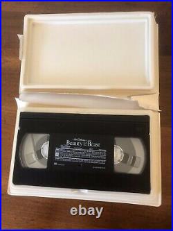 Disney Beauty and the Beast VHS #1325 Released 1992 Black Diamond Edition