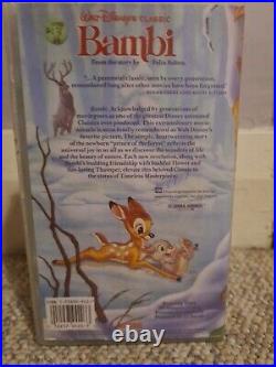 Disney Rare Vhs Black Diamond Bambi Vhs First Edition Very Rare Vhs Htf