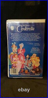 Disney's Cinderella-Black Diamond Collector's Edition- Limited VHS 1988 C