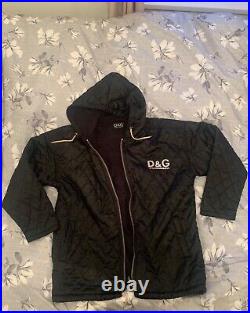 Dolce Gabbana D&G Mens Jacket diamond stitching colour black size M