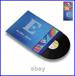 Elton John 2LP Diamonds Commemorative Litho Print and Blue Sparkle Cover /1000