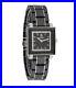 FENDI Orologi Quadro Black Ceramic and Diamonds Swiss Wrist Watch Box & Papers