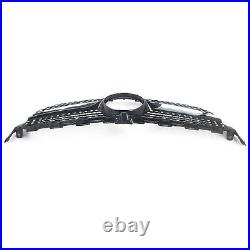 For Mercedes W205 C Class Black Diamond Grill Grille Amg C43 Look 2015-2018