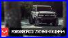 Ford Bronco Black Diamond Edition Vossen Hybrid Forged Hf6 5 35 Tires