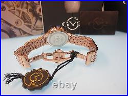 GV2 by Gevril Women's 9102 Astor Diamond Limited Edition Rose-Gold Steel Watch