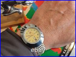 Gents Rado Diastar Tungsten Diamond Swiss 25J Auto Watch English Spanish Day 80s