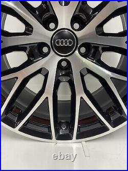 Genuine Audi A5 S5 19 Black Edition Alloy Wheels Refurbished Gloss Black D/Cut