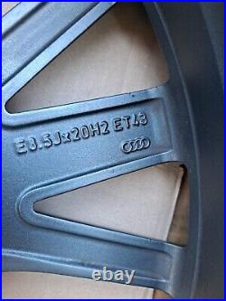 Genuine Audi A6 S6 20 Alloy Wheel Black Edition Sport 4k0601025ab 8.5jx20 Et43