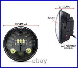 Headlight Insert LED for Triumph Bonneville with built in Indicators and DRL