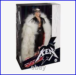 Ken Doll in Faux Fur Coat and Black Fringe Vest Barbie The Movie PRESALE