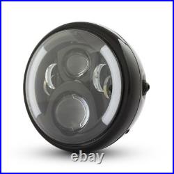 LED Headlight Lamp with Built In Indicators for BMW R80 R100 Project Front End