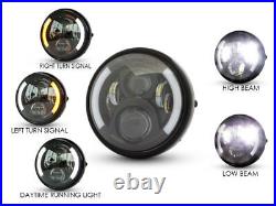 LED Headlight with Built In Indicators for Triumph Bonneville Speed Street Twin