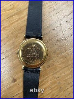 Ladies raymond weil 18k gold plated watch Vintage | Black Diamond Edition