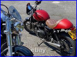 Leather Corbin Motorcycle seat Fits Trump Bonneville Range