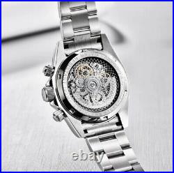 Luxury Mens Skeleton Diamond Watch Pagani Design PD 1653 Sapphire Glass