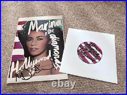 Marina & The Diamonds Hollywood VERY RARE SIGNED LTD 7 Single 2010 679L170X