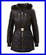 Michael Kors Women’s Jacket Diamond Quilted Fur Hooded Zip-Up Belted Winter Coat