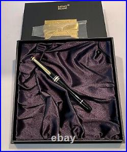 Montblanc 163 Rollerball Special 75th Anniversary Diamond LTD Edition Pen WithCD