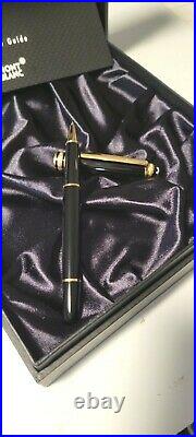 Montblanc Meisterstuck 75th Anniversary Edition 163 Rollerball With Diamond New