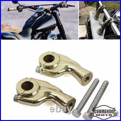 Motorcycle Brass 7/8 Handlebar Riser For Honda Harley Bobber Chopper Cafe Racer