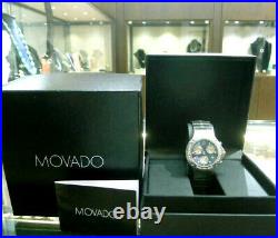 Movado Sports Edition Diamond Chronograph Quartz Watch Ref 84 C5 1892 S
