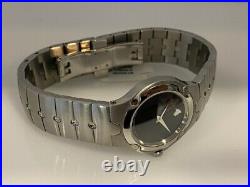NEW Movado Sports Edition Stainless Women's Watch Black Museum Dial #0604459