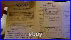 NIXON 48-20 CHRONO Limited edition Black Gold Round shape Analog withStorage Box