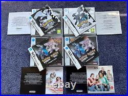 Nintendo DS Pokemon bundle 4 games. Black, White, Pearl & Diamond, PAL VGC