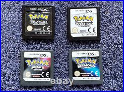 Nintendo DS Pokemon bundle 4 games. Black, White, Pearl & Diamond, PAL VGC