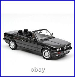 Norev 118 BMW E30 325i Cabriolet Diamond Black, Similar to Otto