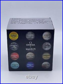 Omega X Swatch Bioceramic MoonSwatch Mission to Moon SO33M100 BRAND NEW