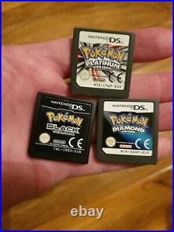 Pokemon Black platinum and diamond Nintendo ds games