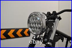 Projector LED Headlight CHROME for Ducati Monster 750 900 1000 1100 S2R S4R