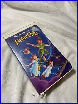 RARE Walt Disney Classic Movie Peter Pan (VHS, 1990) Black Diamond Edition