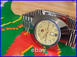 Rado Diastar Tungsten Diamond Swiss 25J Gents Automatic Swiss Watch Genuine 80s