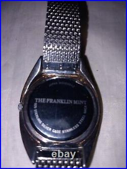 Rare Franklin Mint Sterling Silver Dragon Watch